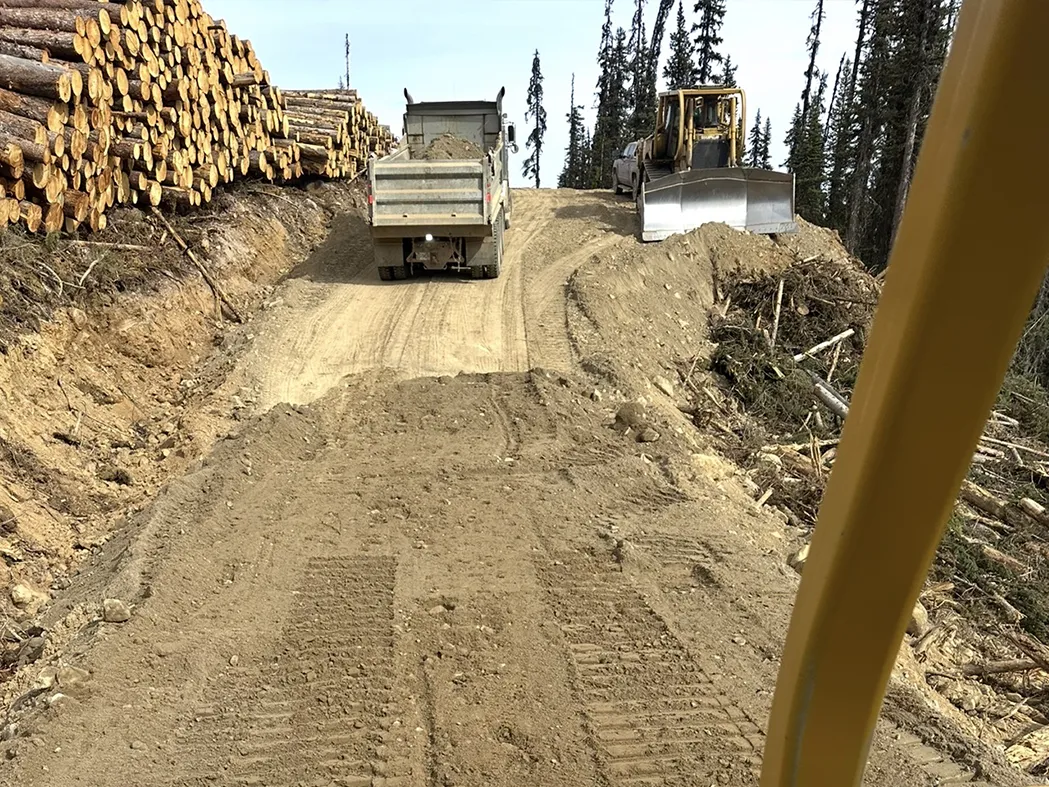 Logging road maintenance